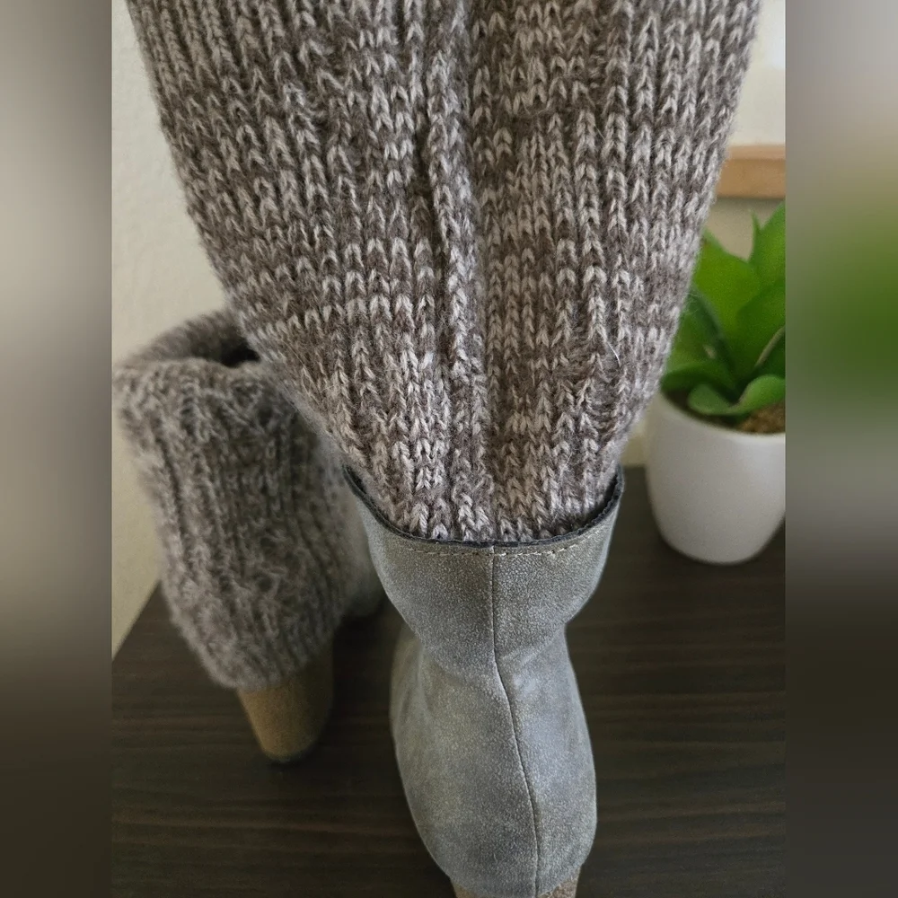 🧣 Mukluks Western Roper Boots – Knit Upper, 3.5" Heel, Size 7 - Picture 6 of 9